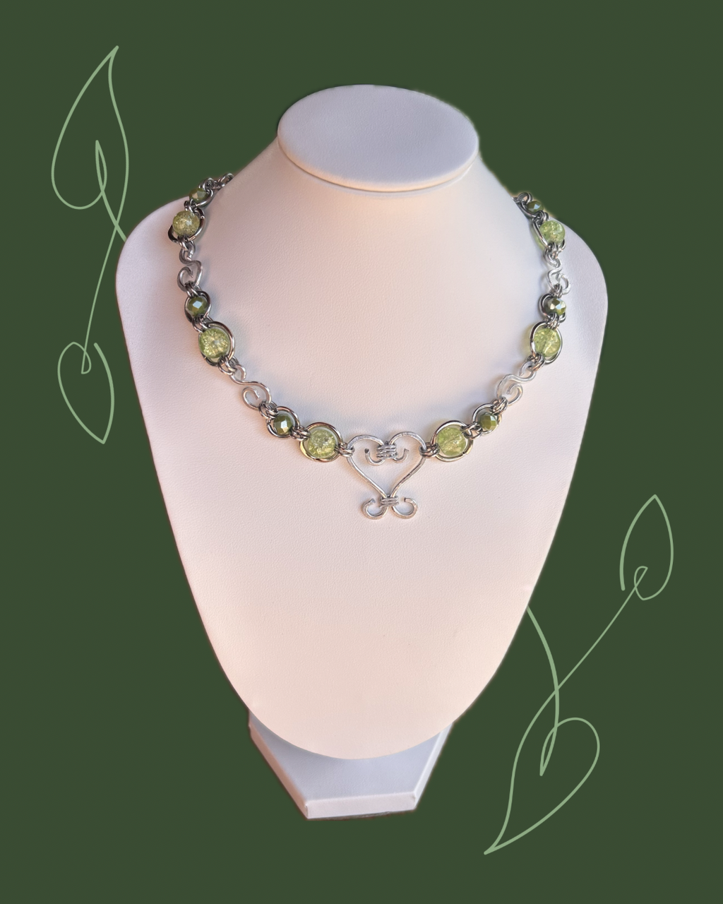Light Green Fairy Necklace 🧚🏼‍♀️🌿