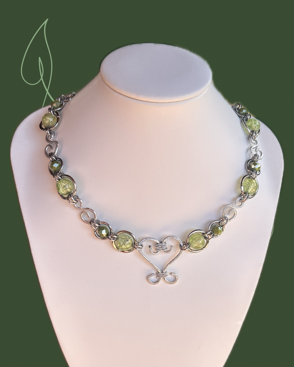 Light Green Fairy Necklace 🧚🏼‍♀️🌿