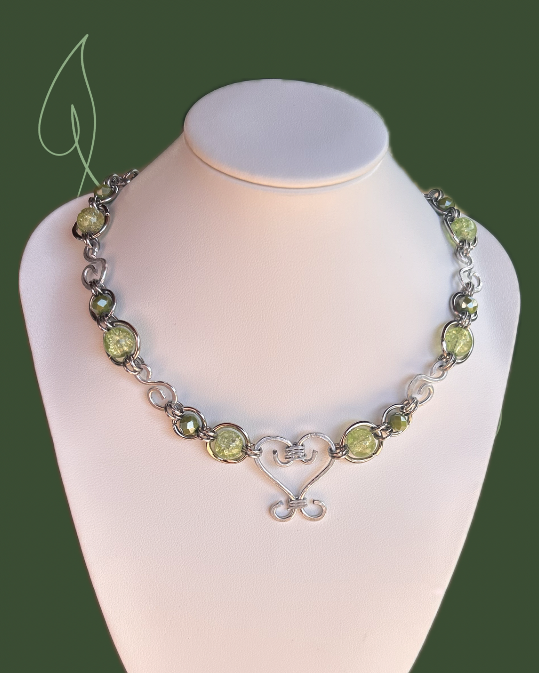 Light Green Fairy Necklace 🧚🏼‍♀️🌿